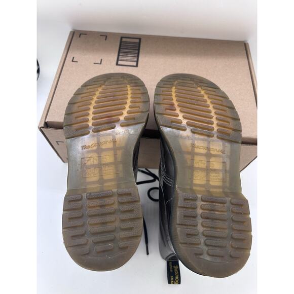 Dr Doc Martens Womens Pascal Bronze Metallic Leather Combat Boots Size 6 - Picture 5 of 5